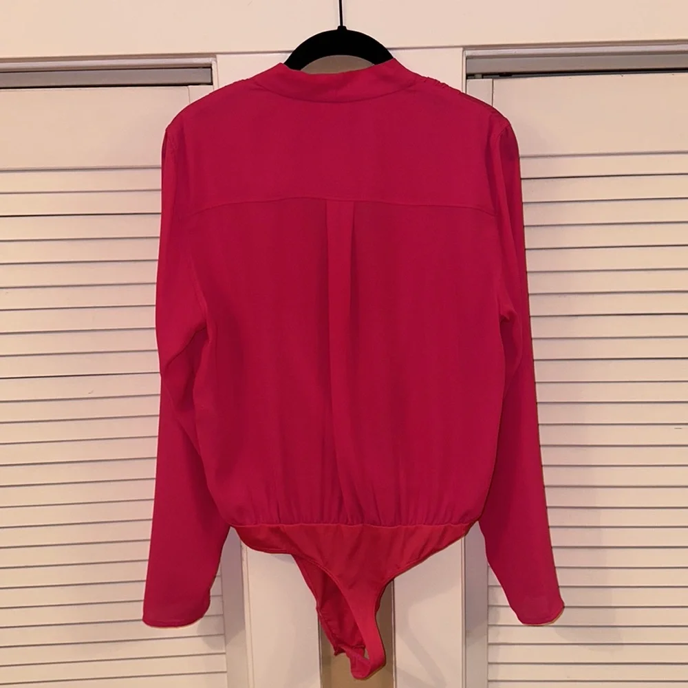 Aritzia Babaton Longsleeve Wrap Bodysuit - Picture 3 of 6